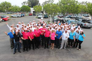 Antis Roofing & Waterproofing supports Breast Cancer Awareness Month.
