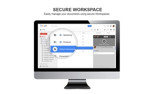 Easily manage your docs using secure workspaces.