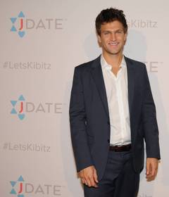 Keegan Allen celebrated the refreshed JDate at the Hollywood Improv in Los Angeles on Jan. 20. (Photo by Carlos Delgado/Invision for JDate/AP Images)