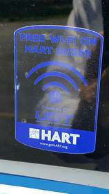 Wi-Fi Now available on all HART Buses