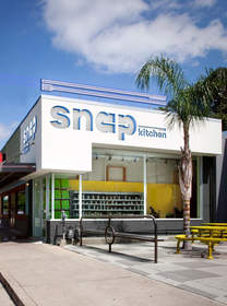 Snap Kitchen's new branding on the exterior of one of its locations.
