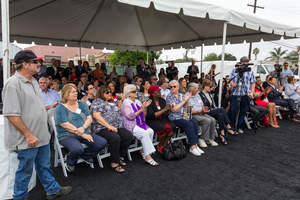 Excited crowds await the groundbreaking of American Family Housing’s newest project in Midway City, CA—Potter’s Lane. Photo Credit: Edward Eugene Oliver Photography