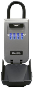New Master Lock Light-Up Dial Lock Box 5424D provide secure storage of keys and access cards with light-up dials for quick and reliable access and over the door mounting for convenience.
