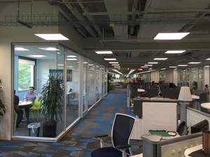 Salary.com's new corporate headquarters offers a bright, spacious facility to support future growth and innovation.