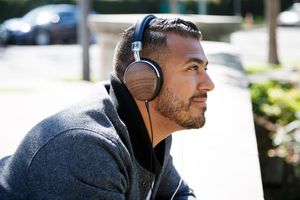 Even H1 Headphones feature unique and modern styling with genuine walnut wood, plush vegan leather and the Even EarPrint that tunes sound to the way you hear
