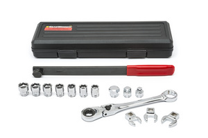 The Serpentine Belt Tool Set with Locking Flex-Head Ratcheting Wrench from GearWrench is now available.