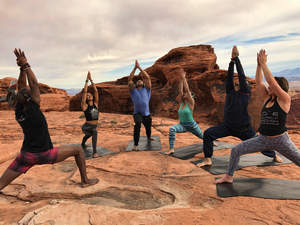 HeliYoga - Limitless at Valley of Fire State Park
