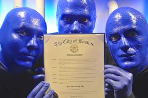 City of Boston Blue Man Group Day