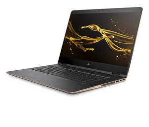 HP Spectre x360 features 15.6" diagonal 4K display and discrete graphics for creators.