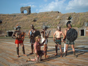 Spend a few days tackling Rome and prepare yourself for the ultimate battle: a private lesson in hand-to-hand combat at the Roman Gladiator School. Photo courtesy of Viator.