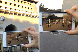 This demo shows an Augmented Reality effect that "recreated" the original look of one of the historical city gates in Beijing, China. Users of Mobile Baidu search app can activate the effect by pointing their smart phones at the relics of the gate. The AR effect is also accompanied with an audio introduction about the history of the gate.
