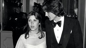 Carrie Fisher and Tom Coleman at the 1978 Academy Awards
