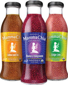Mamma Chia is introducing three new flavors to its Chia Vitality Beverage line -- Lemon Iced Tea, Blueberry Pomegranate and Ginger Lime.