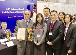 NAMI’s delegate demonstrated outstanding achievement in the 45th International Exhibition of Inventions of Geneva 2017