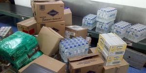 More supplies of bottled water, non-perishable food items and other well-needed goods being shipped to Turks & Caicos