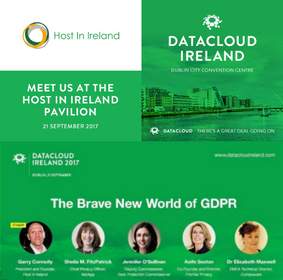 Host in Ireland to sponsor Datacloud Ireland and Founder and President, Garry Connolly, to moderate panel discussing impact of the GDPR on organisations throughout EMEA and beyond.