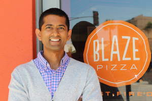 Blaze Pizza CMO, Shivram Vaideeswaran