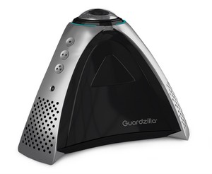 The Guardzilla 360 is the first ever all-in-one security and monitoring camera on the market that delivers full 360-degree live HD viewing and motion detection capabilities.